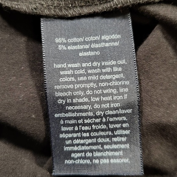 Tommy Hilfiger XS Shirt Gold Shiny Studs Semi Fitted Crew Neck - Picture 9 of 11